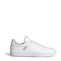 thumbnail: Wit, goud en metallickleurige heren adidas Sportswear VL Court 3.0 sneakers van suã¨de met veters