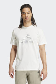 thumbnail: adidas Performance sport T-shirt met logo wit