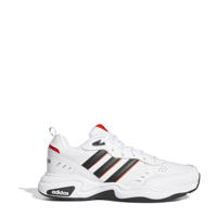 thumbnail: Wit, zwart en rode heren adidas Sportswear Strutter sneakers van leer/voering: mesh/voetbed: eva met veters