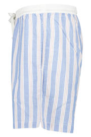 thumbnail: America Today pyjamashort Lennon blauw/bruin/wit