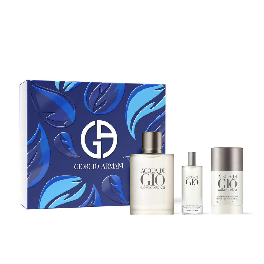 Armani Acqua di Giò geschenkset - eau de toilette 100 ml + mini spray 15 ml + deodorant