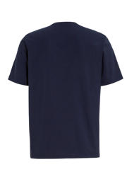 thumbnail: anytime T-shirt met printopdruk donkerblauw