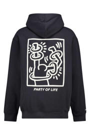 thumbnail: America Today hoodie met backprint dull black
