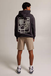 thumbnail: America Today hoodie met backprint dull black