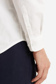 thumbnail: anytime slim fit poplin overhemd wit