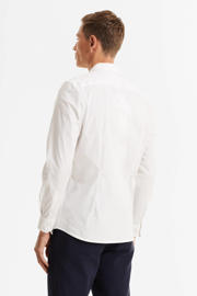 thumbnail: anytime slim fit poplin overhemd wit