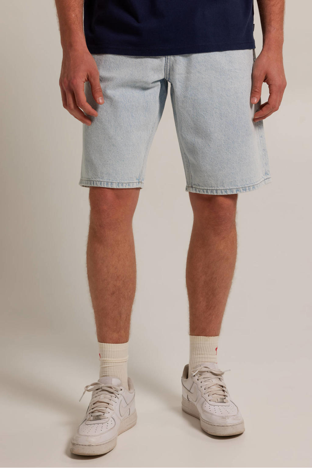 America Today regular fit short bleached denim