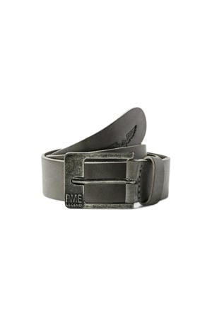 leren riem grijs
