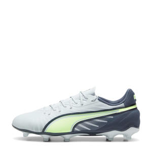 KING  senior voetbalschoenen lichtblauw/geel/grijs