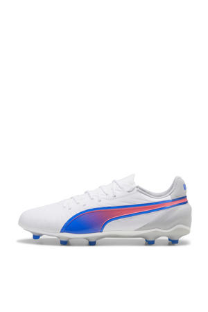 KING  senior voetbalschoenen wit/kobaltblauw/lichtgrijs