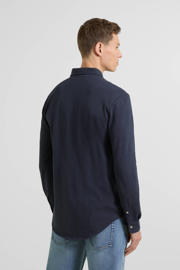 thumbnail: anytime piqué longsleeve overhemd marineblauw