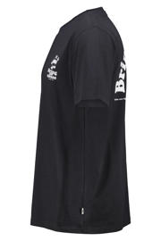 thumbnail: Zwarte heren America Today oversized T-shirt Elizar van katoen met printopdruk, korte mouwen en ronde hals