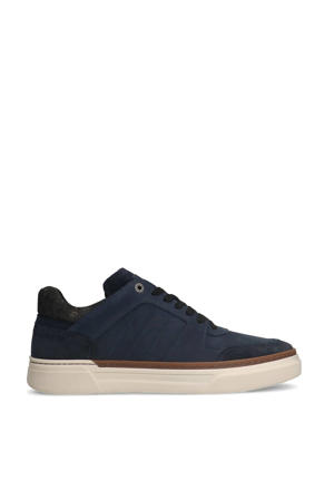   nubuck sneakers donkerblauw