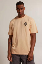 thumbnail: America Today T-shirt Eden met printopdruk peach
