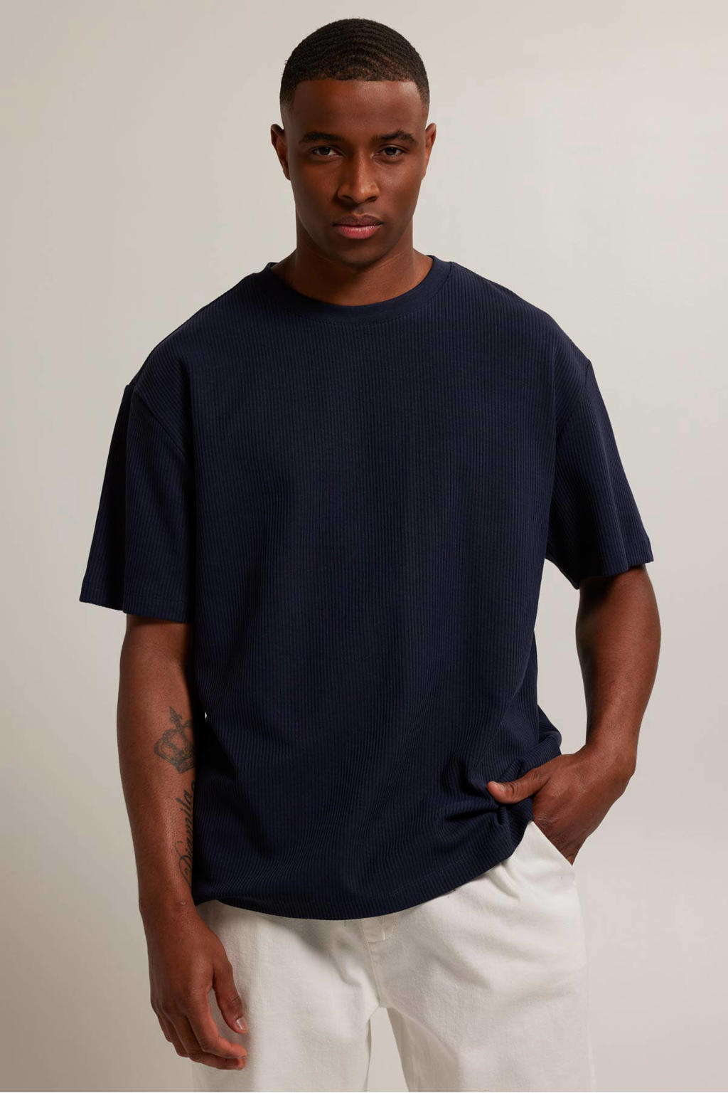America Today T-shirt donkerblauw