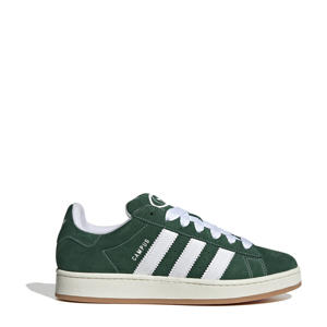 Campus 00s  suède sneakers donkergroen/wit