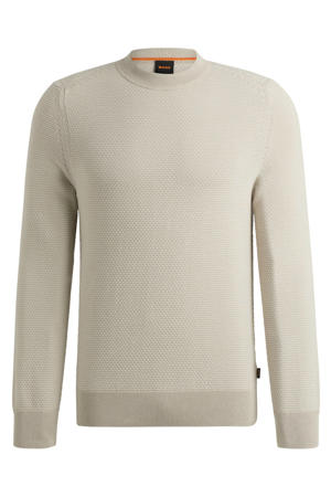 gebreide trui beige