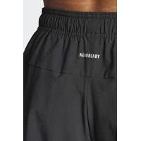 thumbnail: Zwarte heren adidas Sportswear Senior sportshort van polyester met regular fit, regular waist en effen