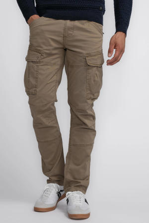 regular fit cargo broek bruin