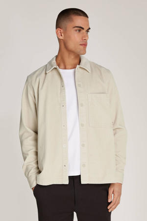 corduroy overshirt ecru