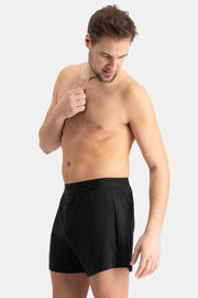 thumbnail: Bamboo Basics wijde boxershort Kay met bamboe (set van 2)