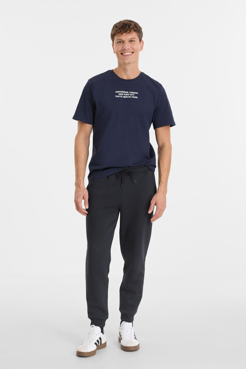 anytime joggingbroek donkerblauw