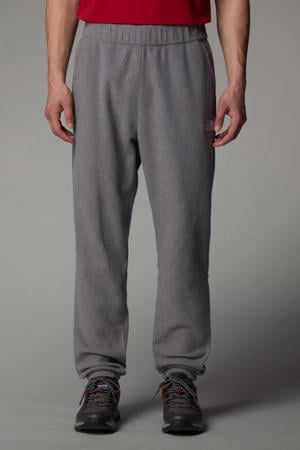 fleece jogingbroek grijs