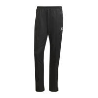 thumbnail: Zwart en witte heren adidas Originals joggingbroek Classics Beckenbauer van katoen met regular fit, elastische tailleband met koord en logo dessin