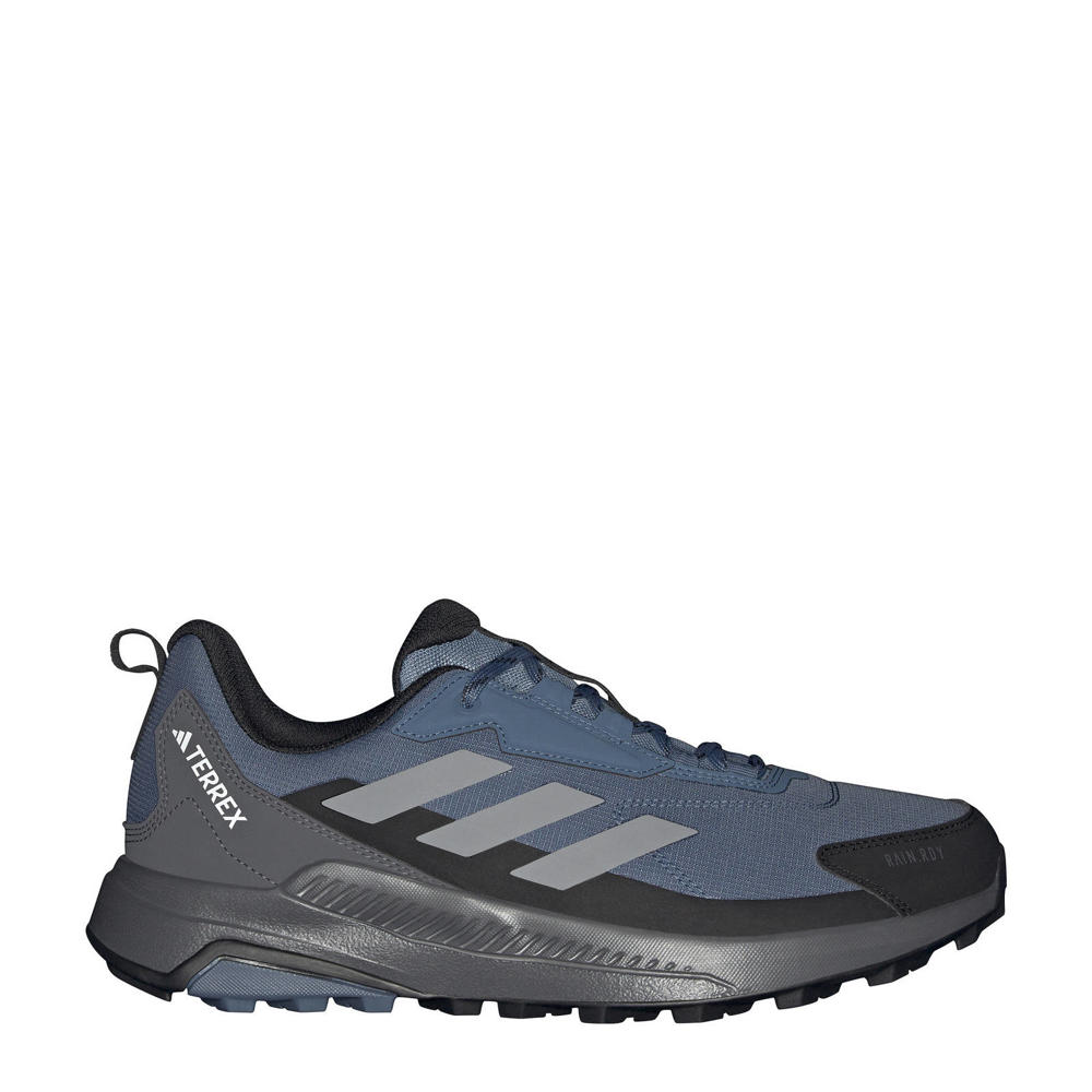 Blauw, grijs en zwarte heren adidas Terrex Anylander RAIN.RDY wandelschoenen van mesh-pu/voering: mesh/voetbed: eva met veters