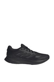 thumbnail: Zwarte heren adidas Performance Runfalcon 5 hardloopschoenen van mesh-pu/voering: mesh/voetbed: eva met veters