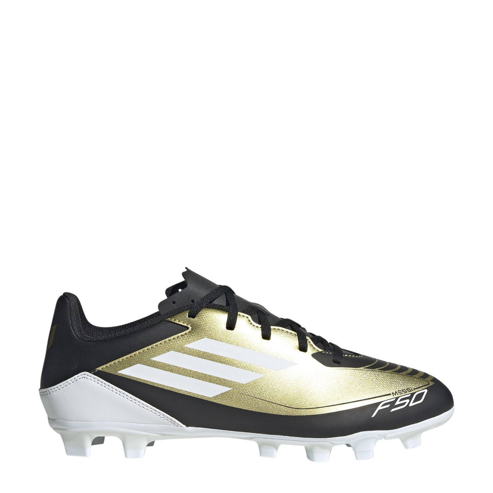 adidas Performance F50 Club Messi senior voetbalschoenen zwart antraciet goud metallic Union River