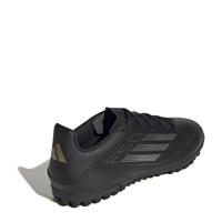 thumbnail: adidas Performance F50 Club TF  senior voetbalschoenen zwart/antraciet/goud metallic