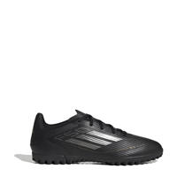 thumbnail: Zwart, antraciet, goud en metallickleurige unisex adidas Performance F50 Club TF senior voetbalschoenen van imitatieleer/voering: textiel/voetbed: eva