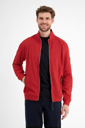 gebreid vest rood