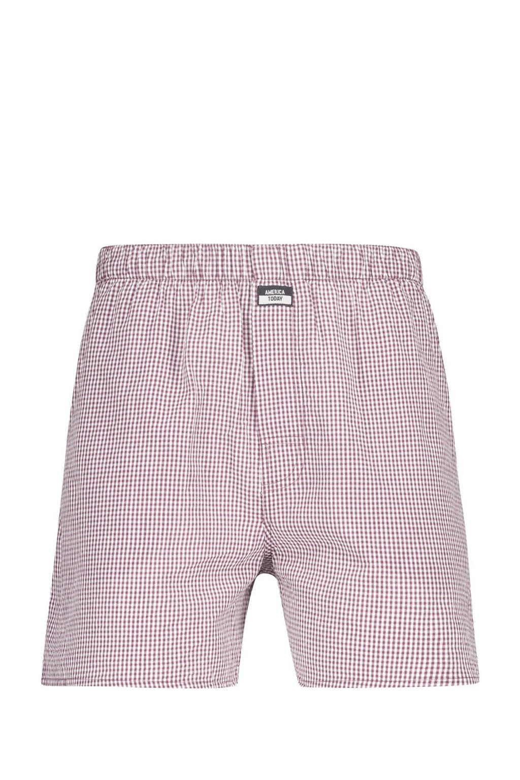 America Today wijde boxershort Thomas rood/wit