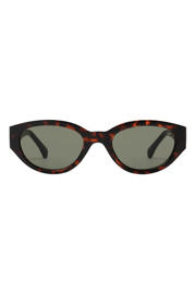 thumbnail: A.Kjaerbede zonnebril Winnie met tortoise print donkerbruin