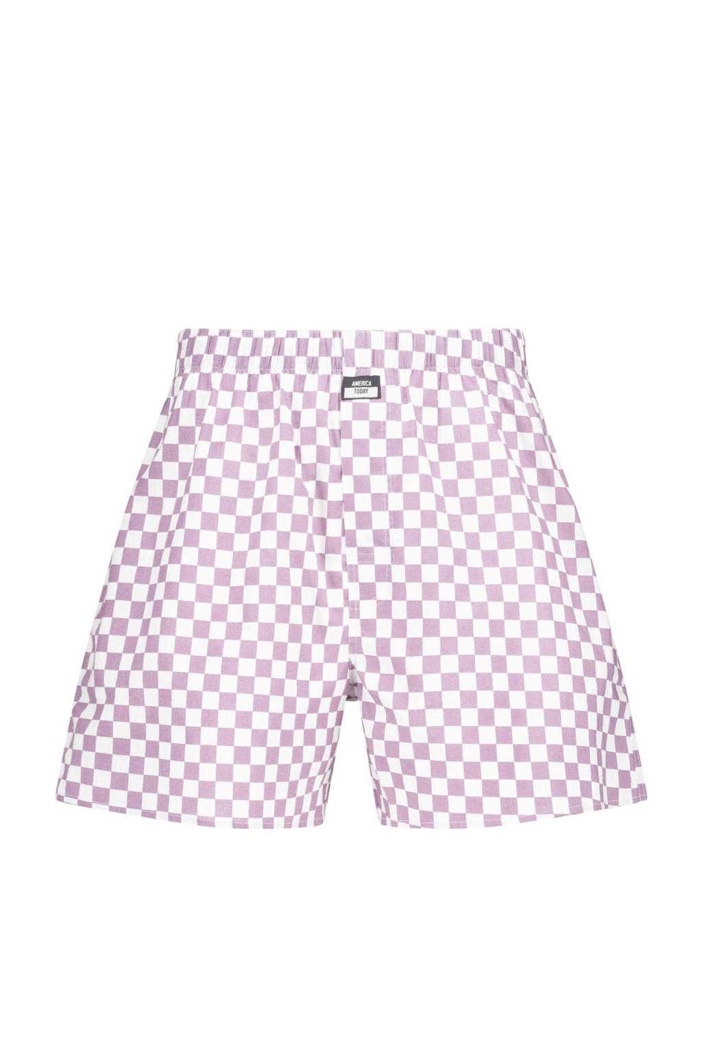 America Today wijde boxershort Thomas lila/wit
