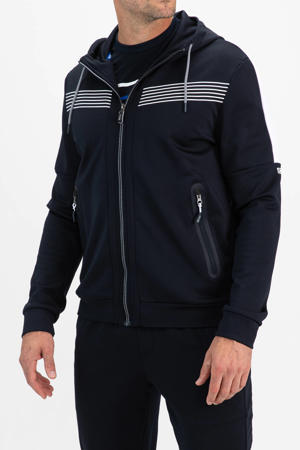   trainingjack Aleck donkerblauw/wit