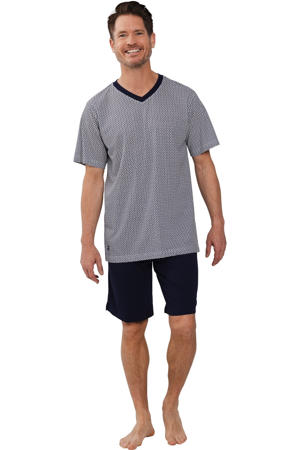 shortama donkerblauw