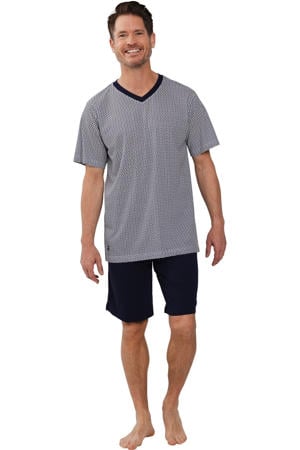 shortama donkerblauw