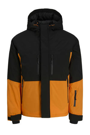 ski-jack JCOALPINE oranje/zwart
