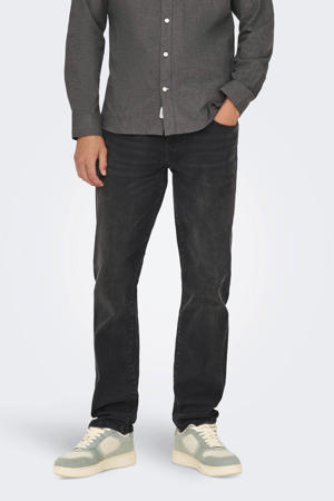 regular fit jeans ONSWEFT REGULAR WB 0021 grijs