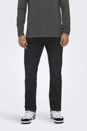 regular fit jeans ONSWEFT black denim