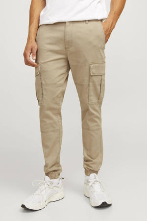 slim fit cargo broek JREBMICHAEL beige