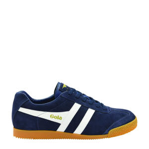 Harrier  suède sneakers donkerblauw/wit