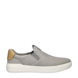 Seneca Bay  nubuck slip-on lichtgrijs