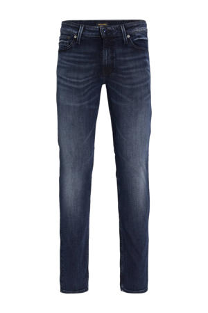 slim fit jeans JJIGLENN JJVINTAGE CB 058 donkerblauw
