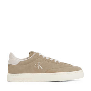   suède sneakers beige