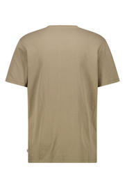 thumbnail: Bruine heren America Today oversized T-shirt Eric van katoen met effen, korte mouwen en ronde hals