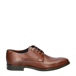 Melbourne leren veterschoenen bruin